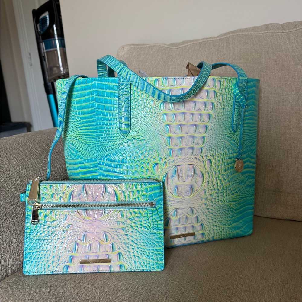 Discontinued Cotton Candy Brooke Melbourne Ombré Brahmin large tote bag.